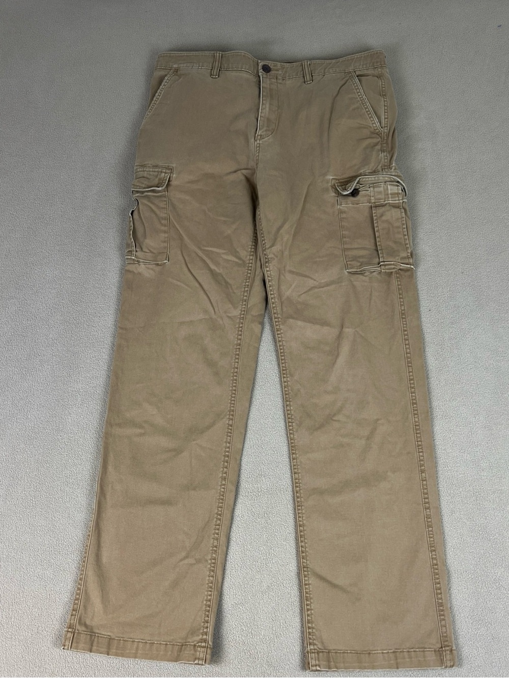 Sonoma Flex Wear Cargo Khaki Pants, Cotton, Spandex. Men's Sz 36x34